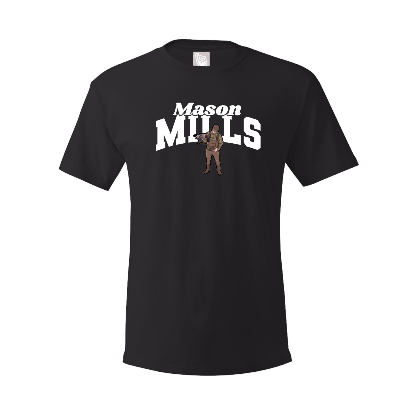 Youth Tee — Signature Arch in Black