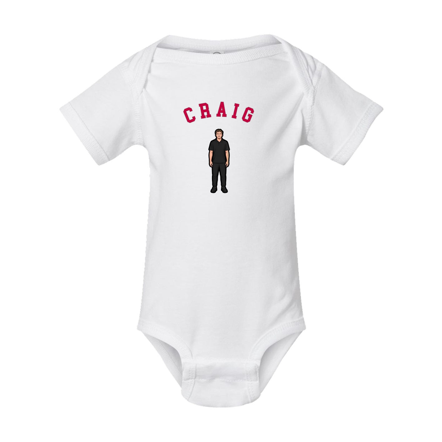 Baby Onesie — Shirsey Arch in White
