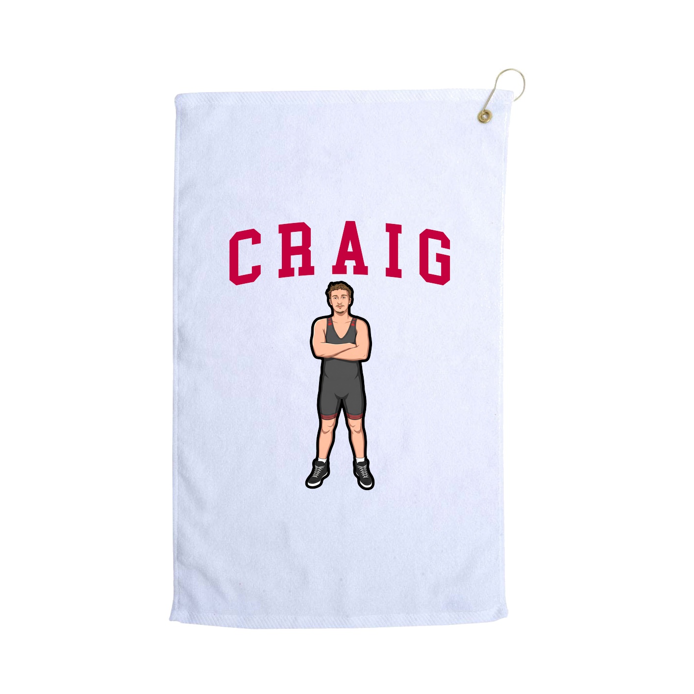 Golf Towel — Shirsey in White