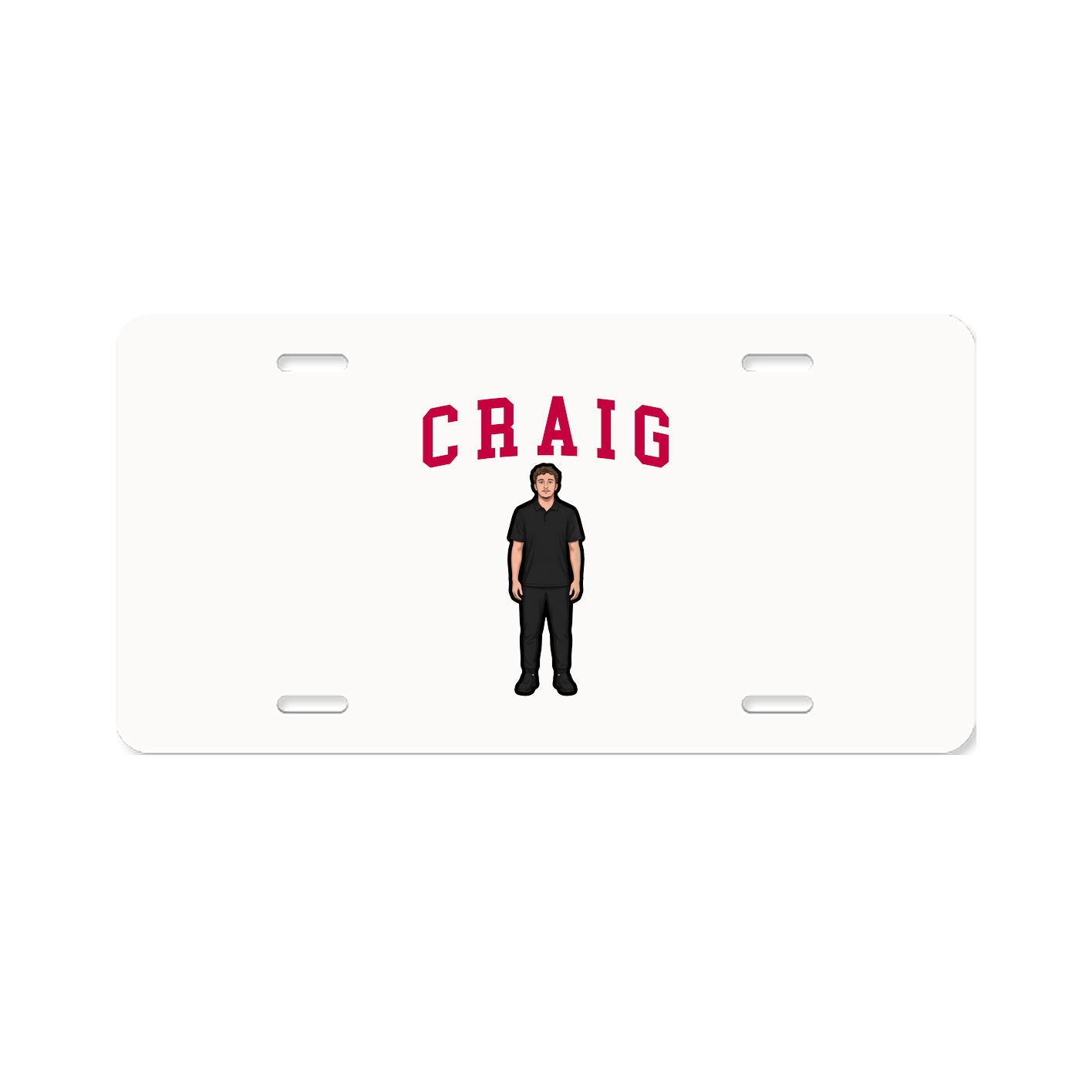 License Plate — Shirsey in Classic
