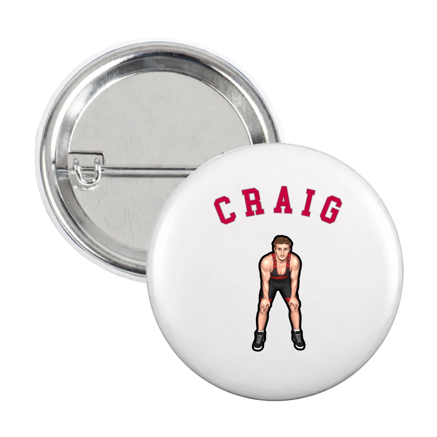 Game Day Button — Shirsey Arch in White