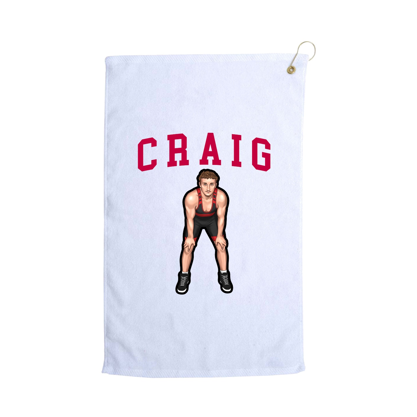 Golf Towel — Shirsey in White