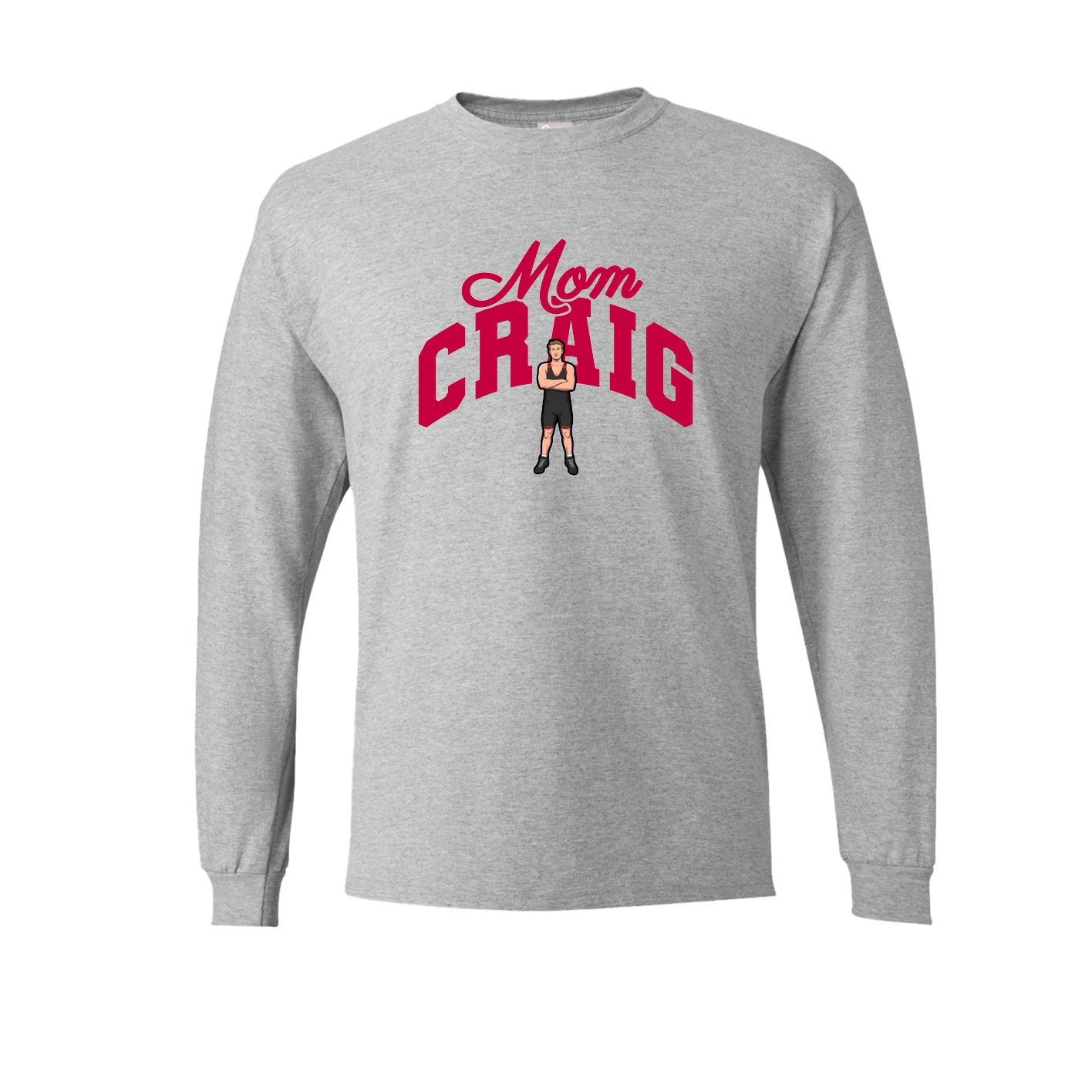 Long Sleeve Tee — Mothers Day Arch in Grey
