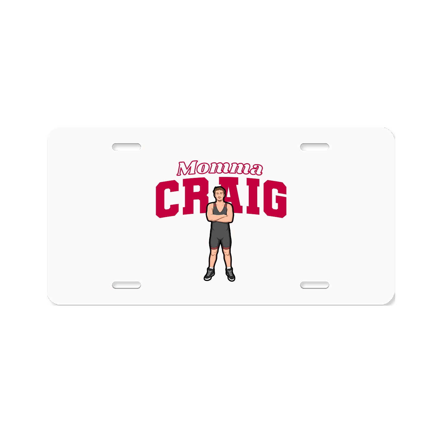 License Plate — Mothers Day Block in Classic