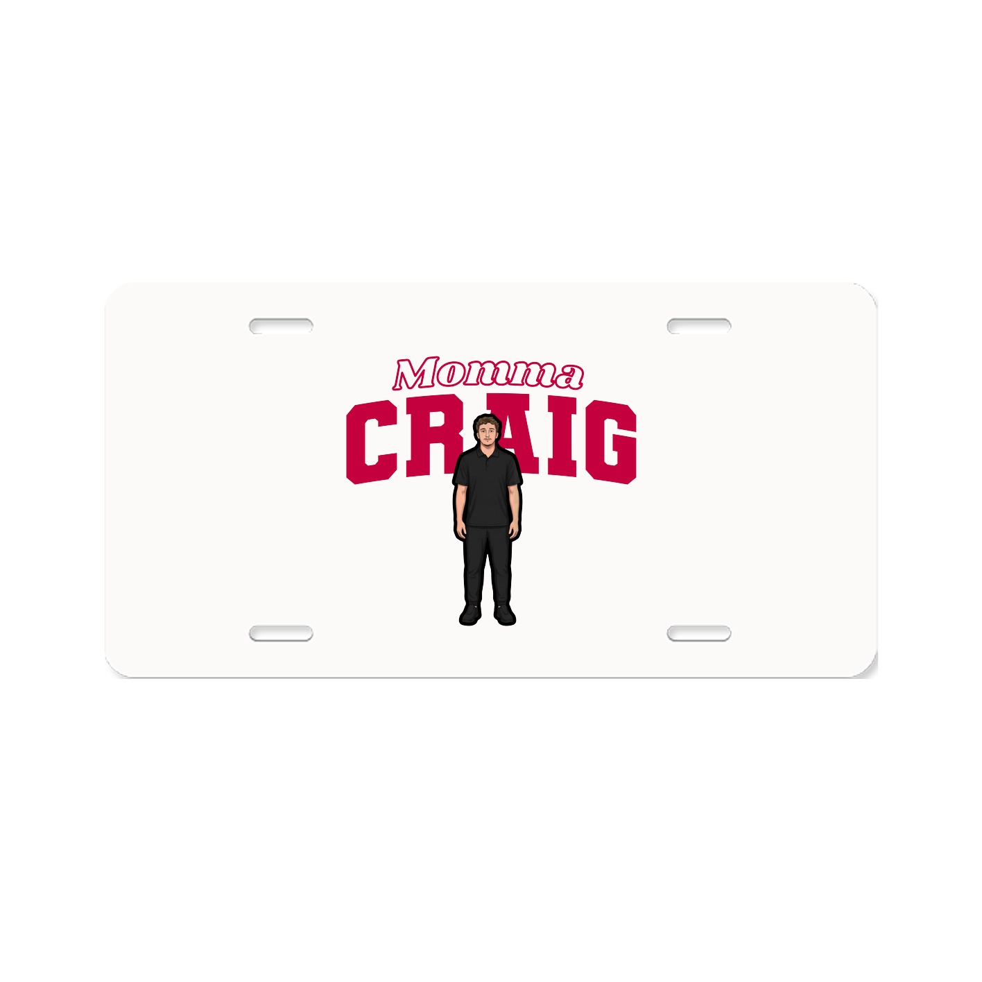 License Plate — Mothers Day Block in Classic