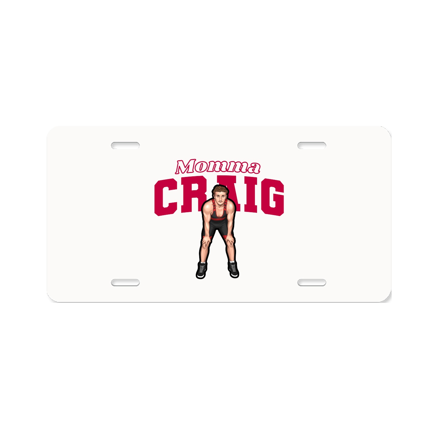 License Plate — Mothers Day Block in Classic