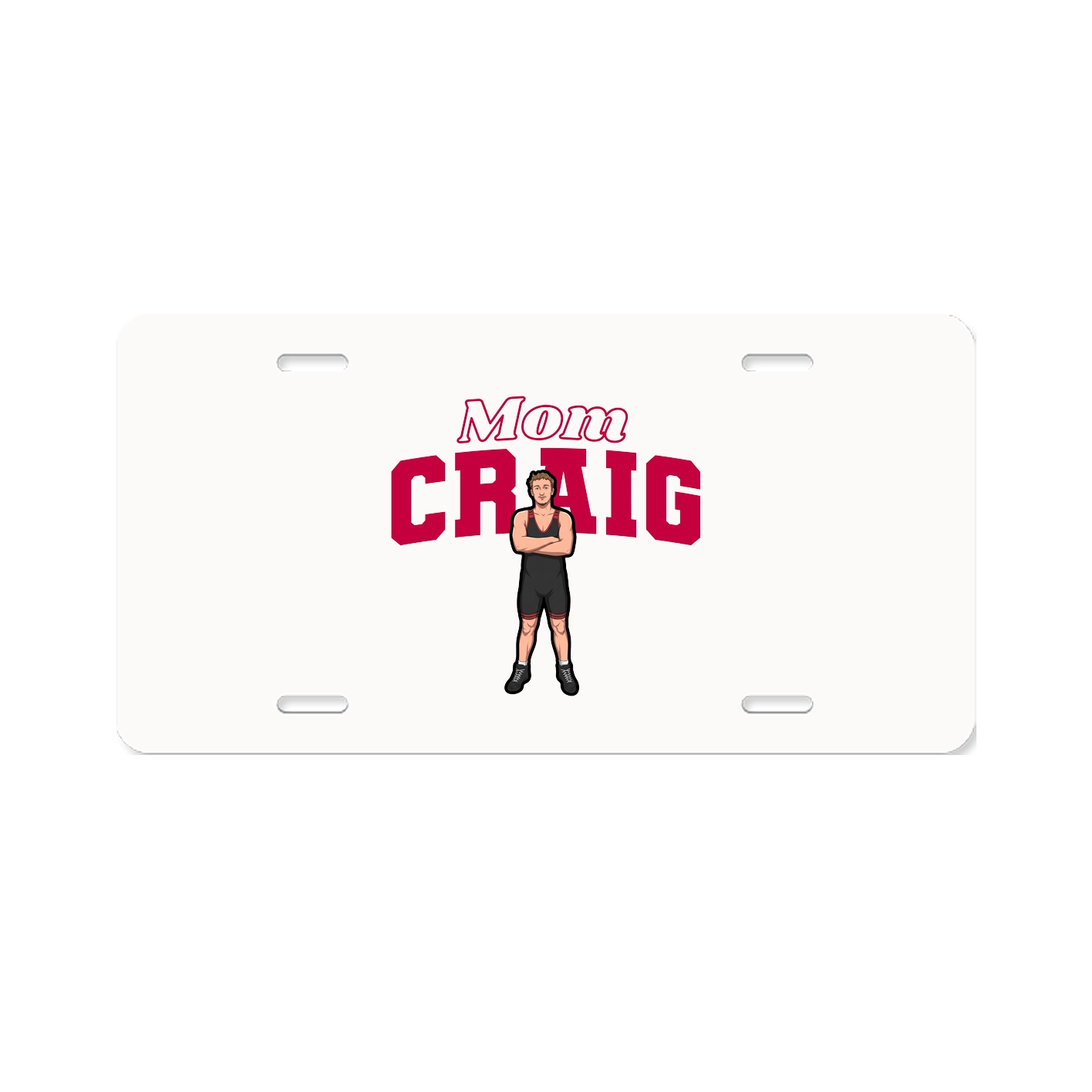 License Plate — Mothers Day Block in Classic