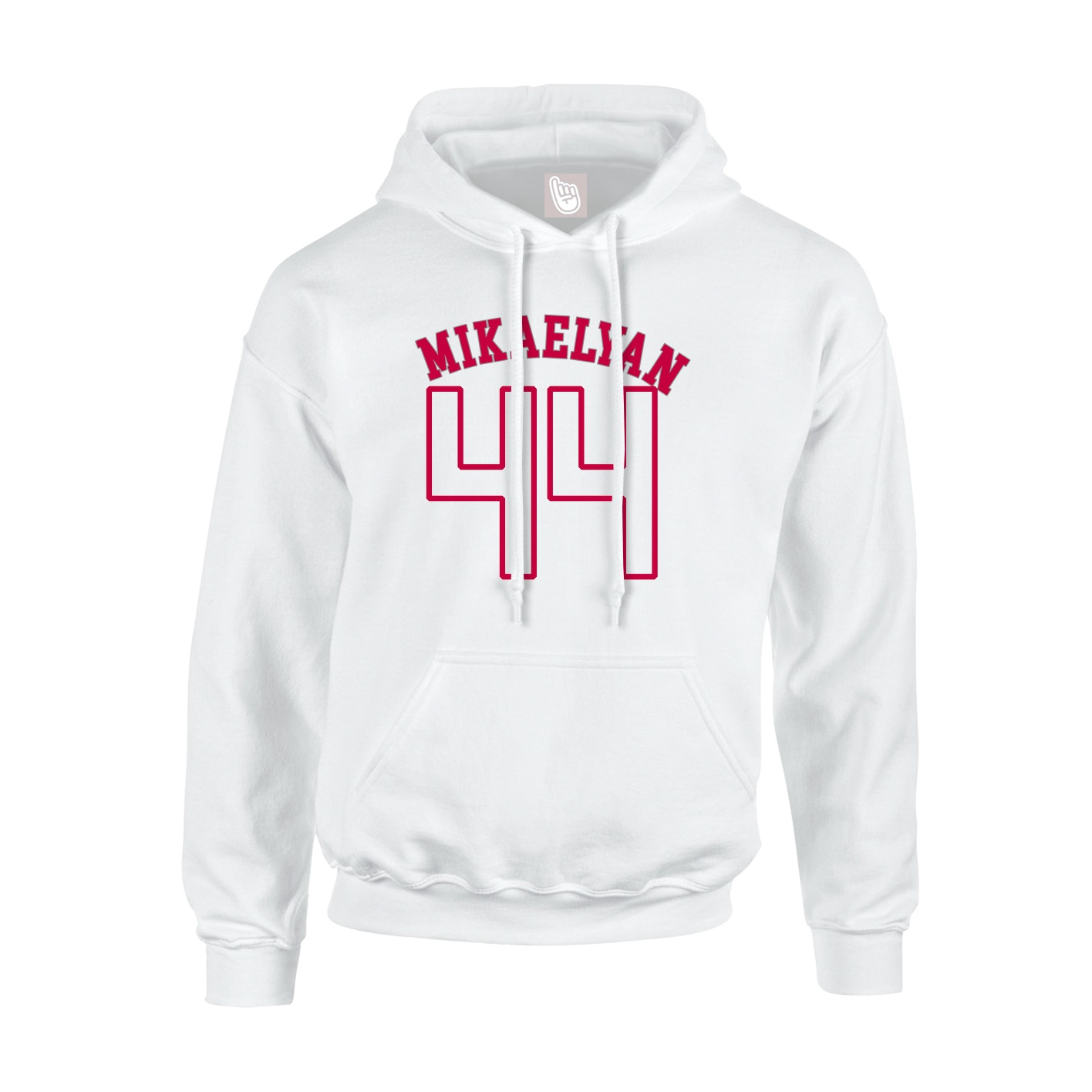 Youth Hoodie — Shirsey Arch in White