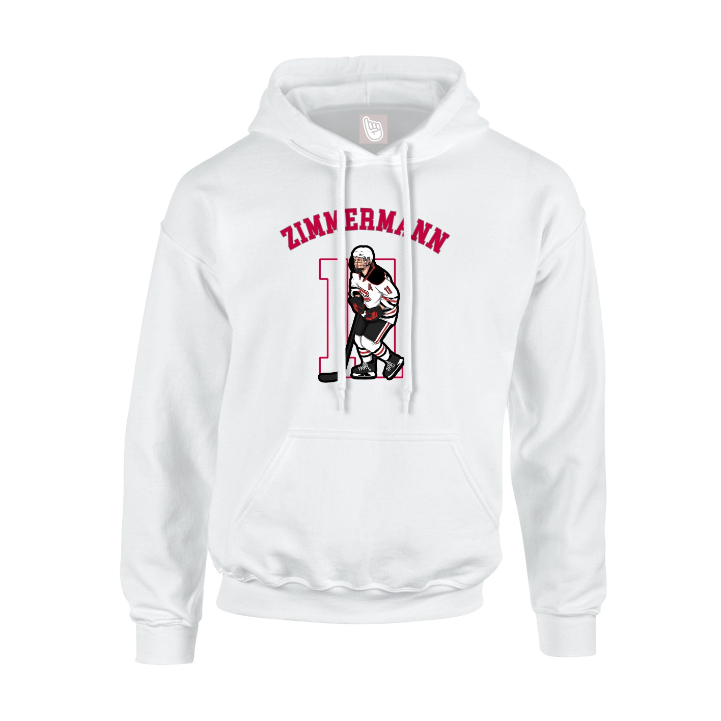 Youth Hoodie — Shirsey Arch in White