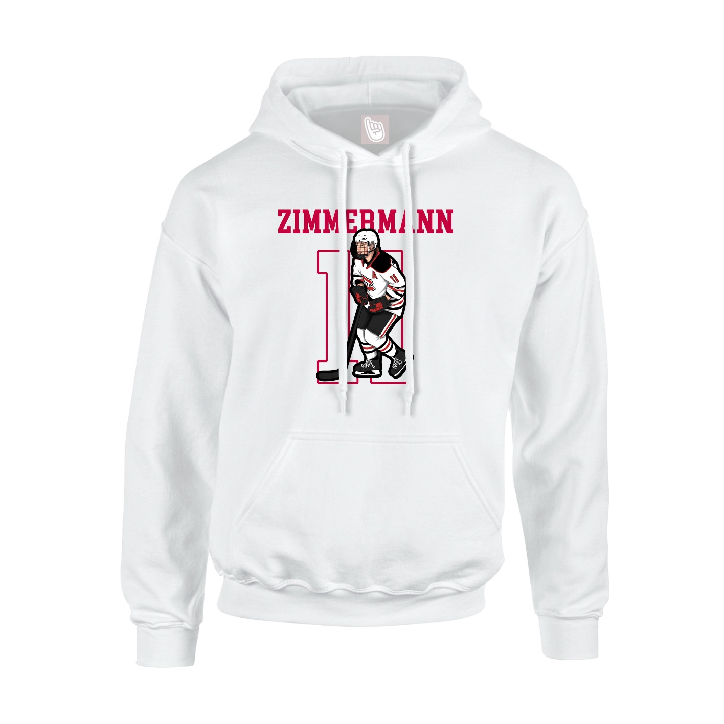 Hoodie — Shirsey in White
