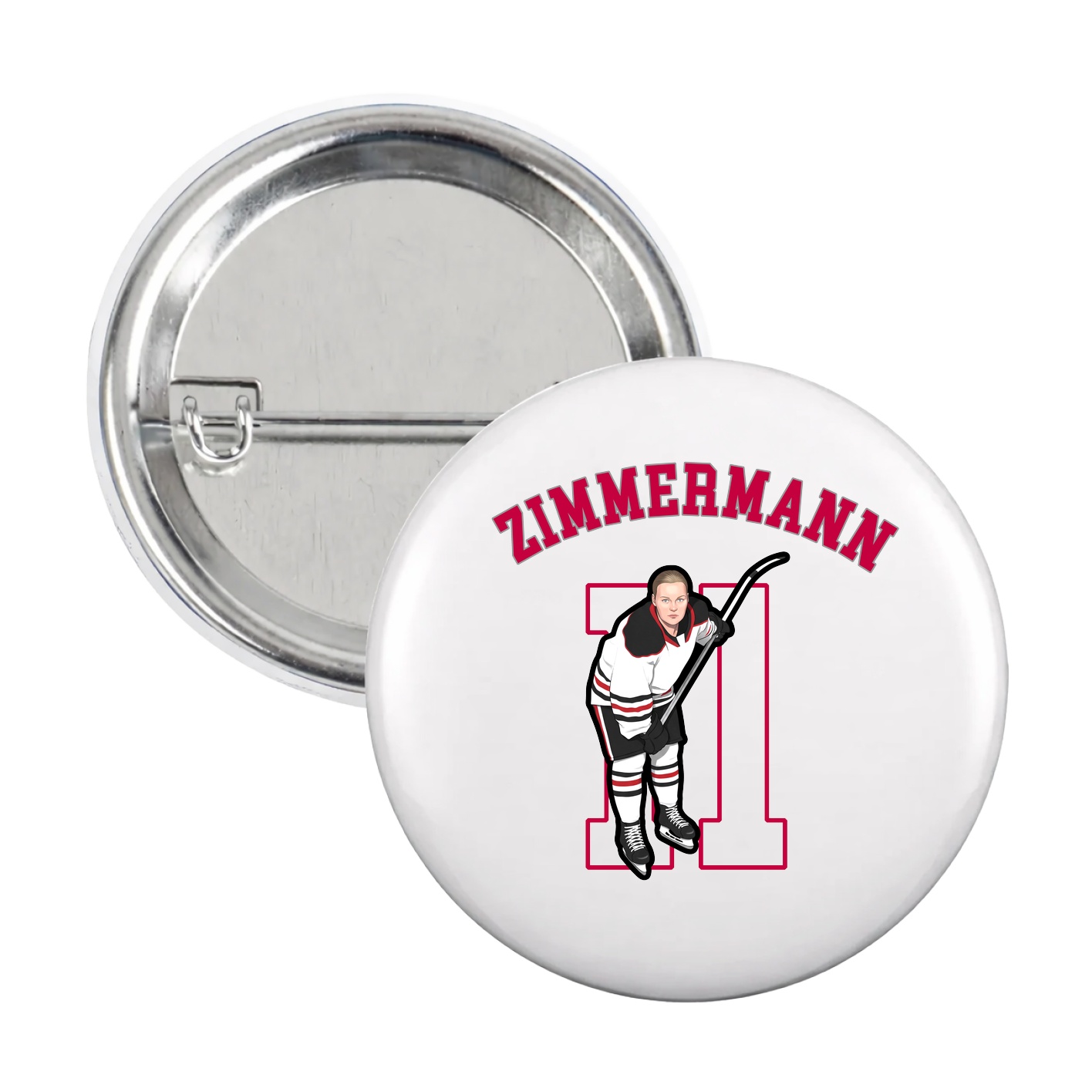 Game Day Button — Shirsey Arch in White