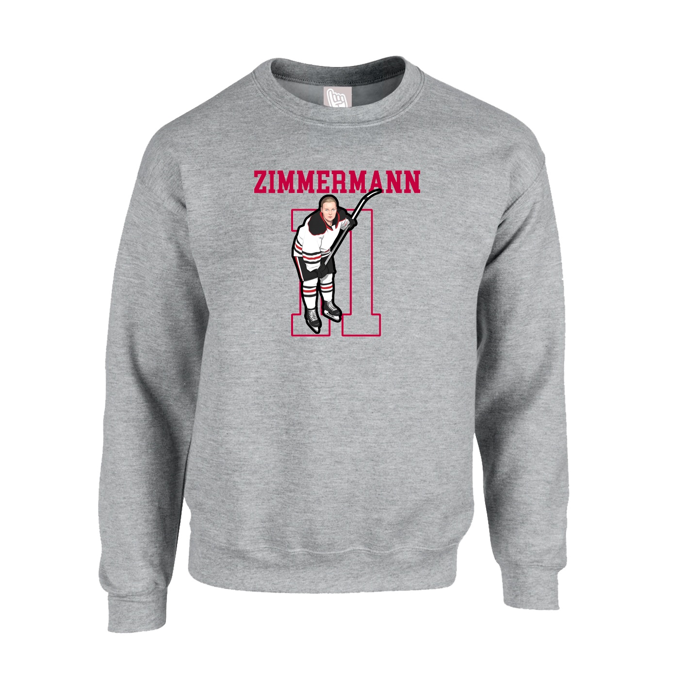 Fleece Crew — Shirsey in Grey