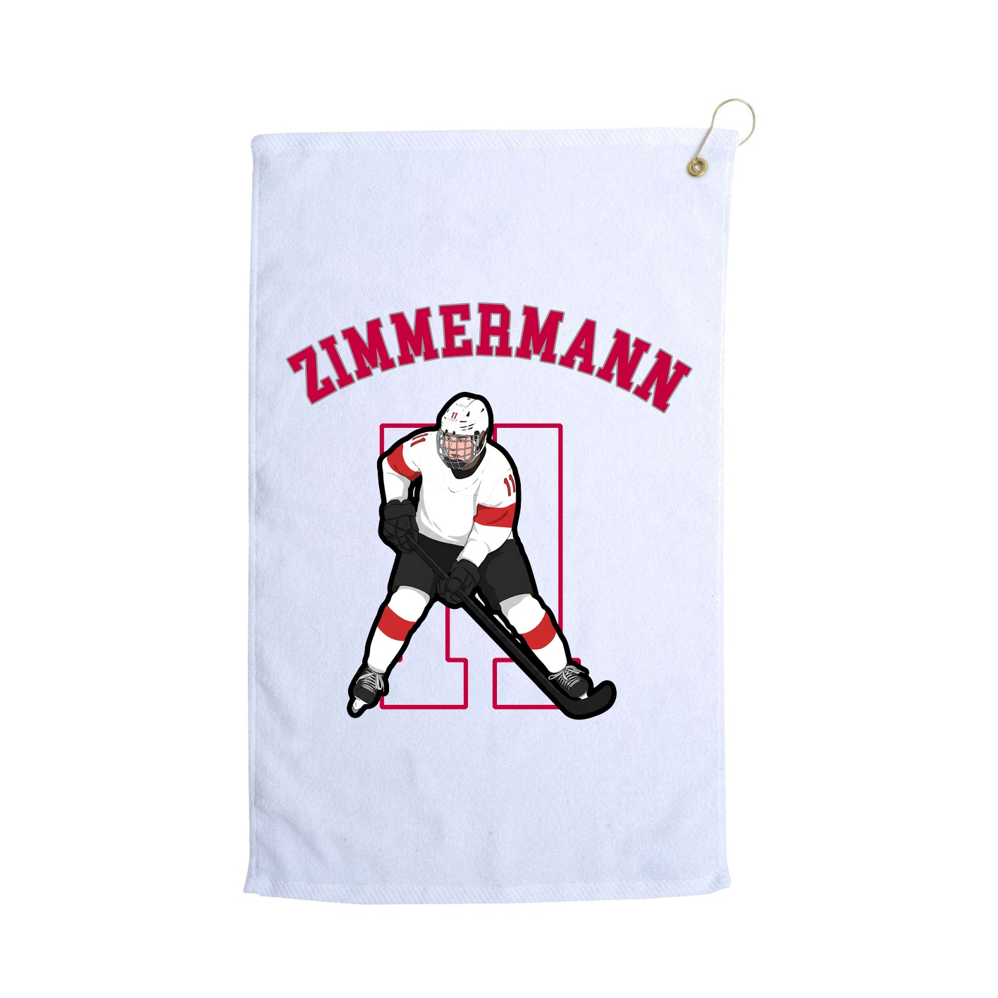 Golf Towel — Shirsey Arch in White