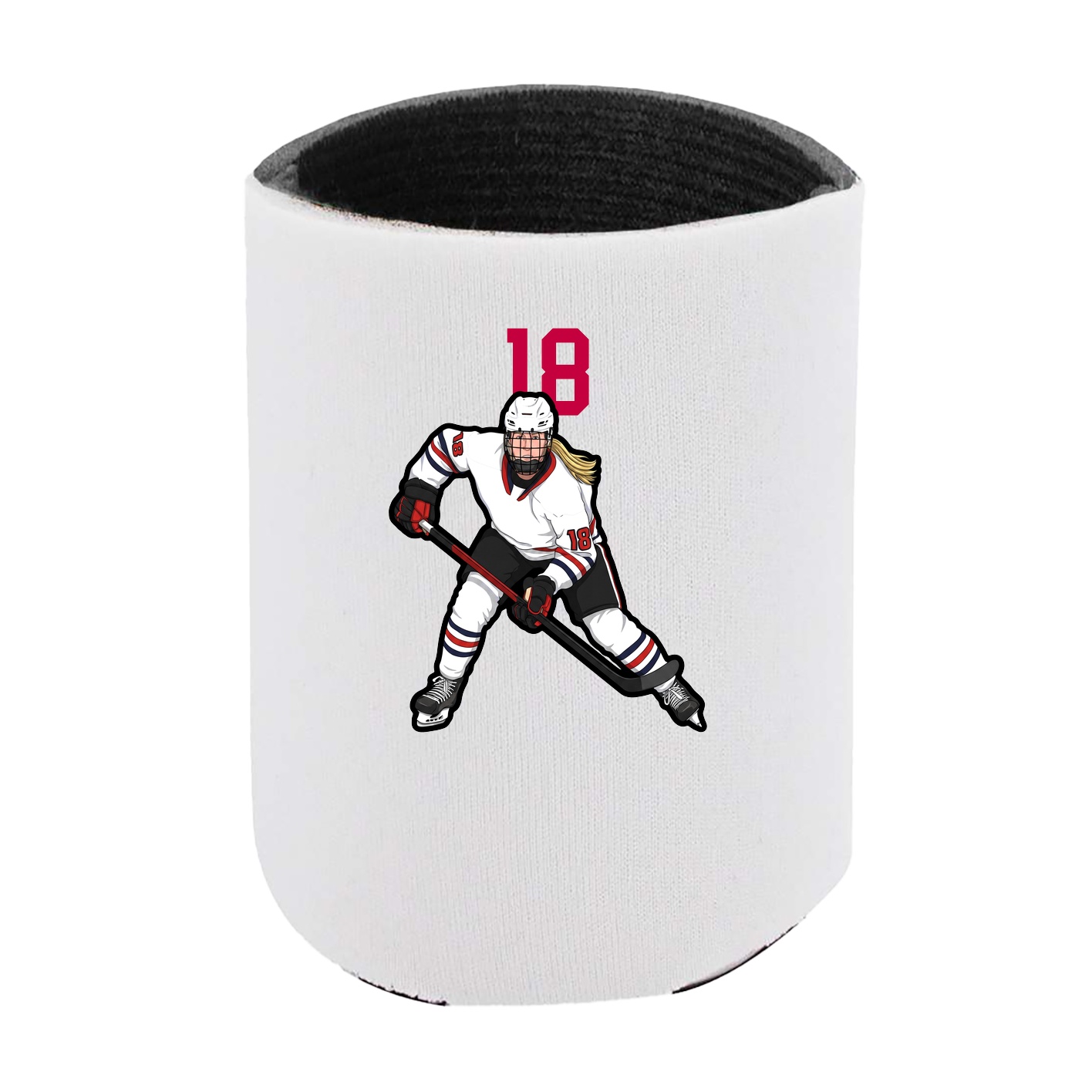 Can Holder — Number Top in White