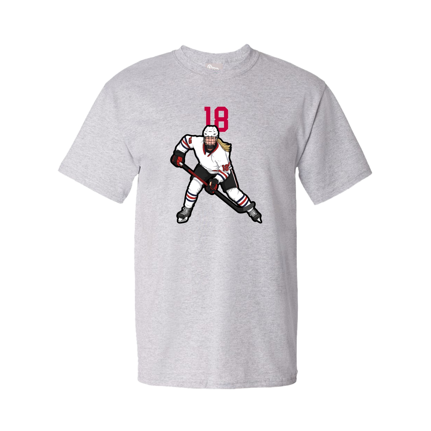 Tee — Number Top in Grey