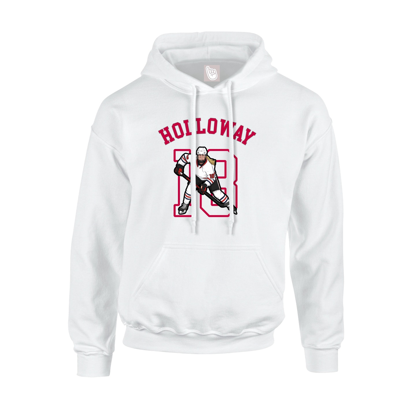 Hoodie — Shirsey Arch in White
