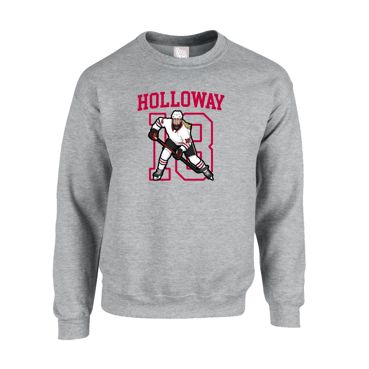 Fleece Crew — Shirsey in Grey