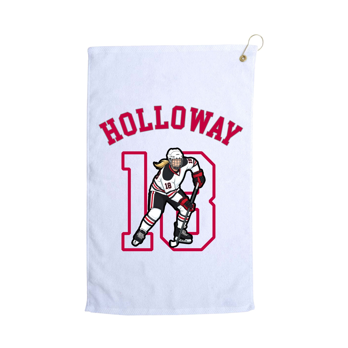 Golf Towel — Shirsey Arch in White