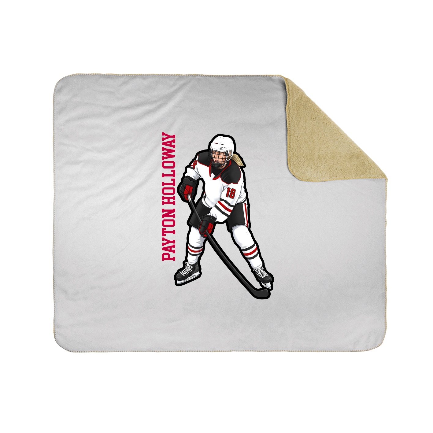 50x60 Sherpa Lined Throw Blanket
