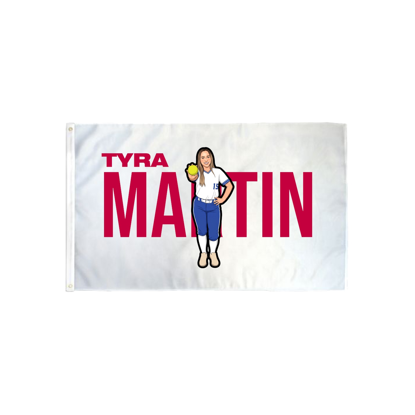 3x5 Flag — Player Name in Classic