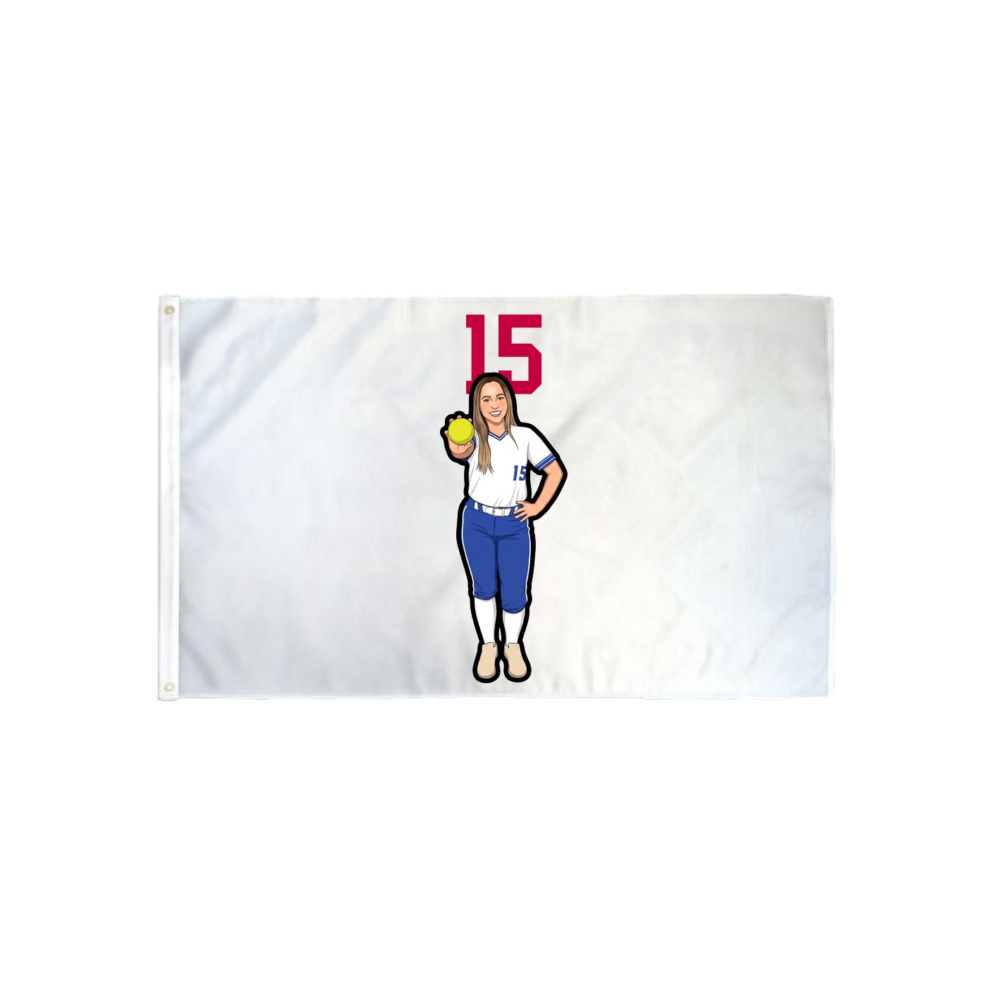3x5 Flag — Number Top in Classic