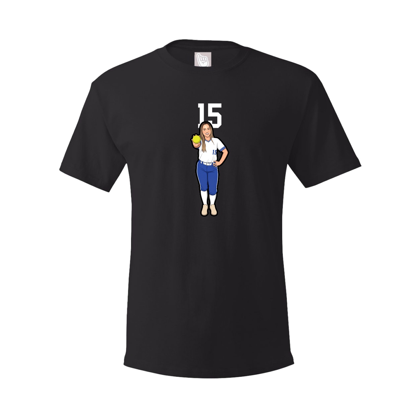 Tee — Number Top in Black