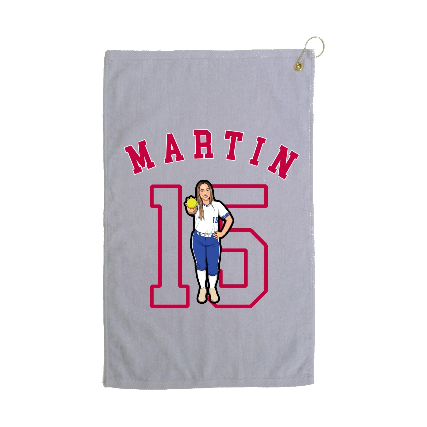 Golf Towel — Shirsey Arch in Grey