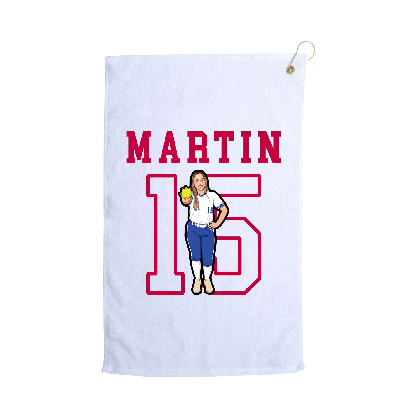 Golf Towel — Shirsey in White