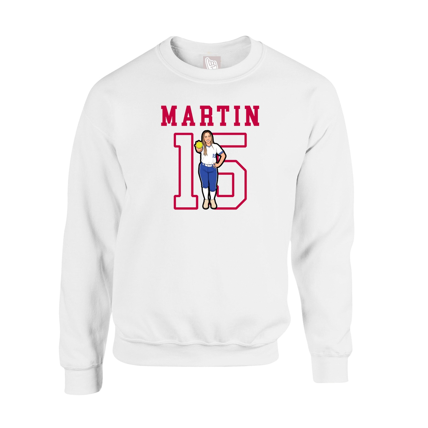 Fleece Crew — Shirsey in White