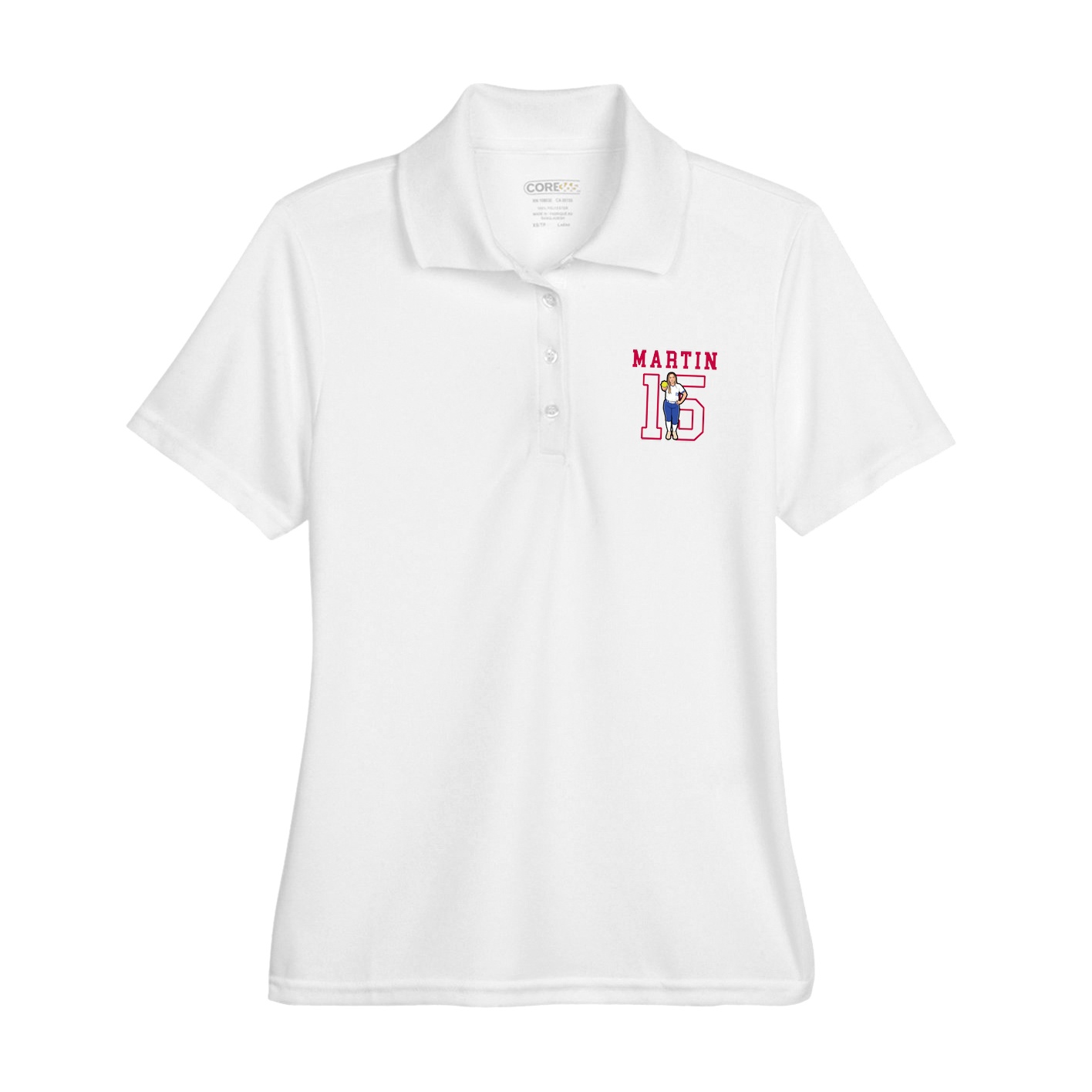 Womens Performance Polo — Shirsey in White