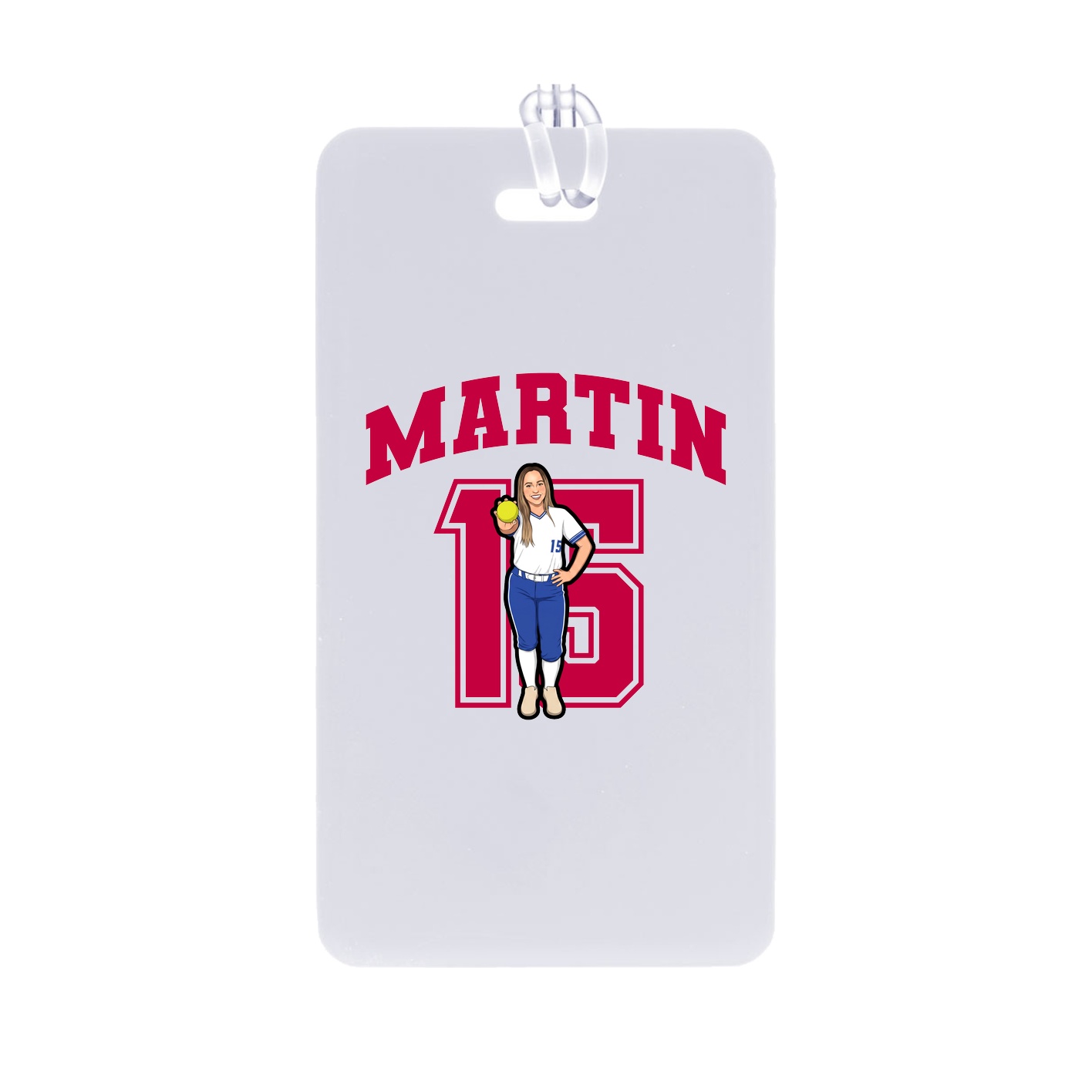 Bag Tag — Number in Classic