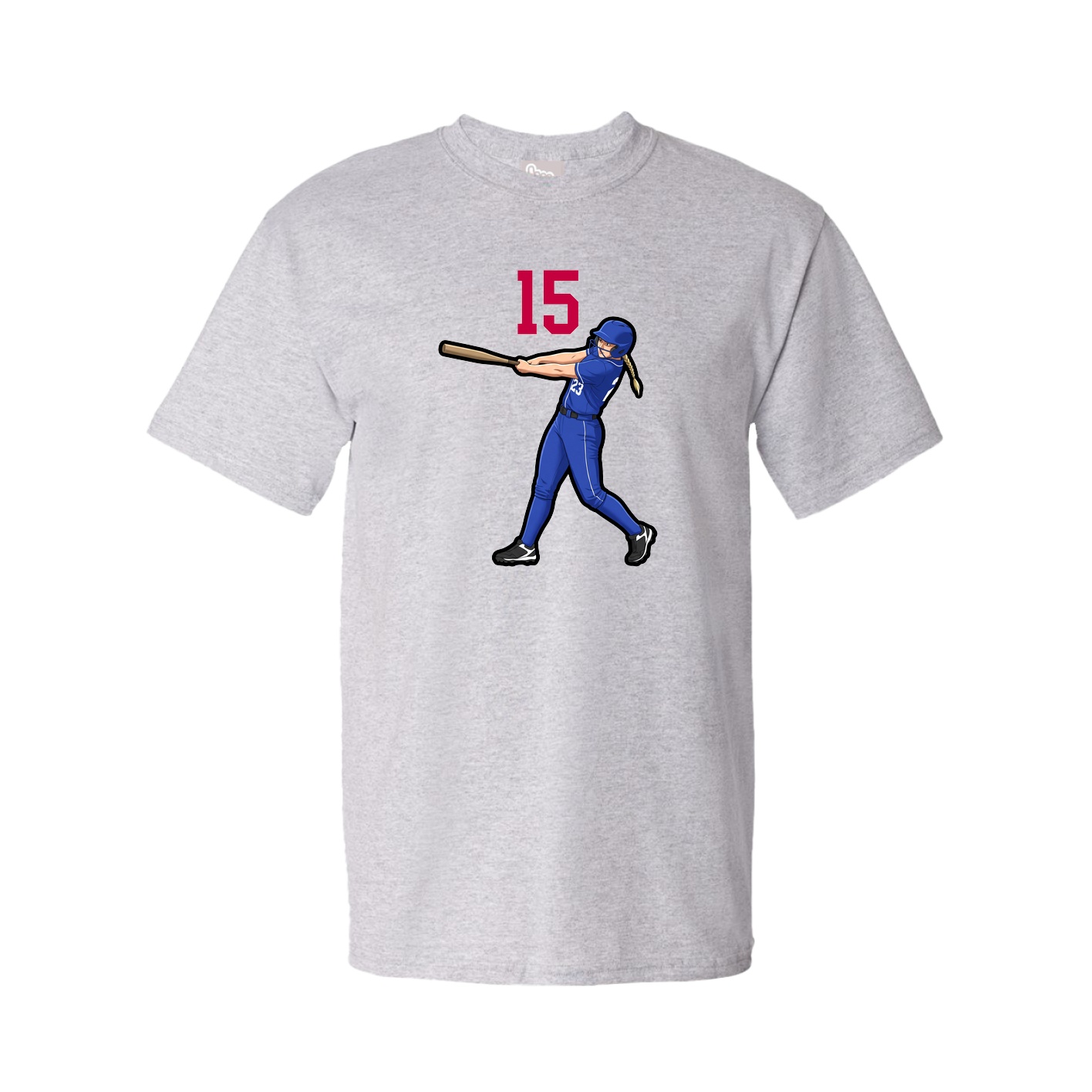 Tee — Number Top in Grey