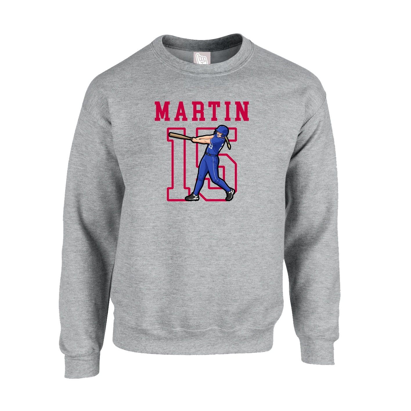 Fleece Crew — Shirsey in Grey