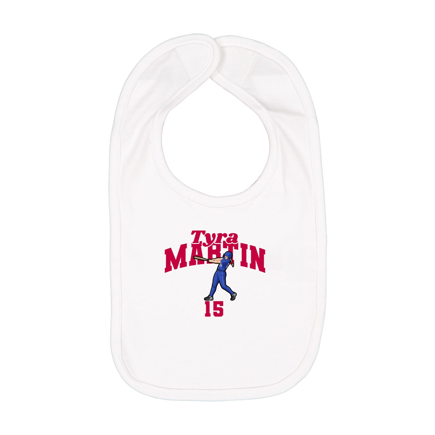 Infant Bib — Signature Arch in White