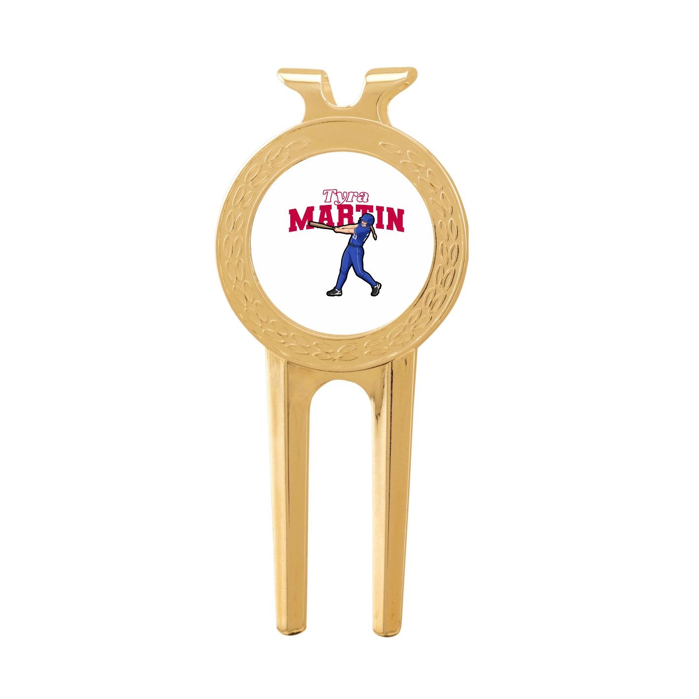 Divot Tool with Ball Marker — Name Arch in Classic