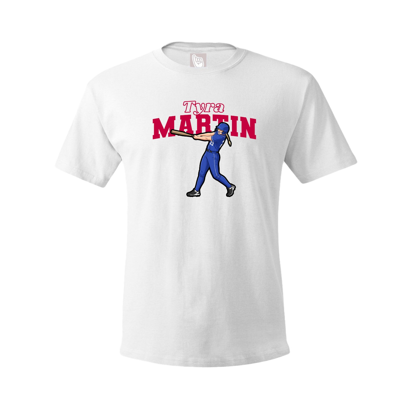 Tee — Name Arch in White