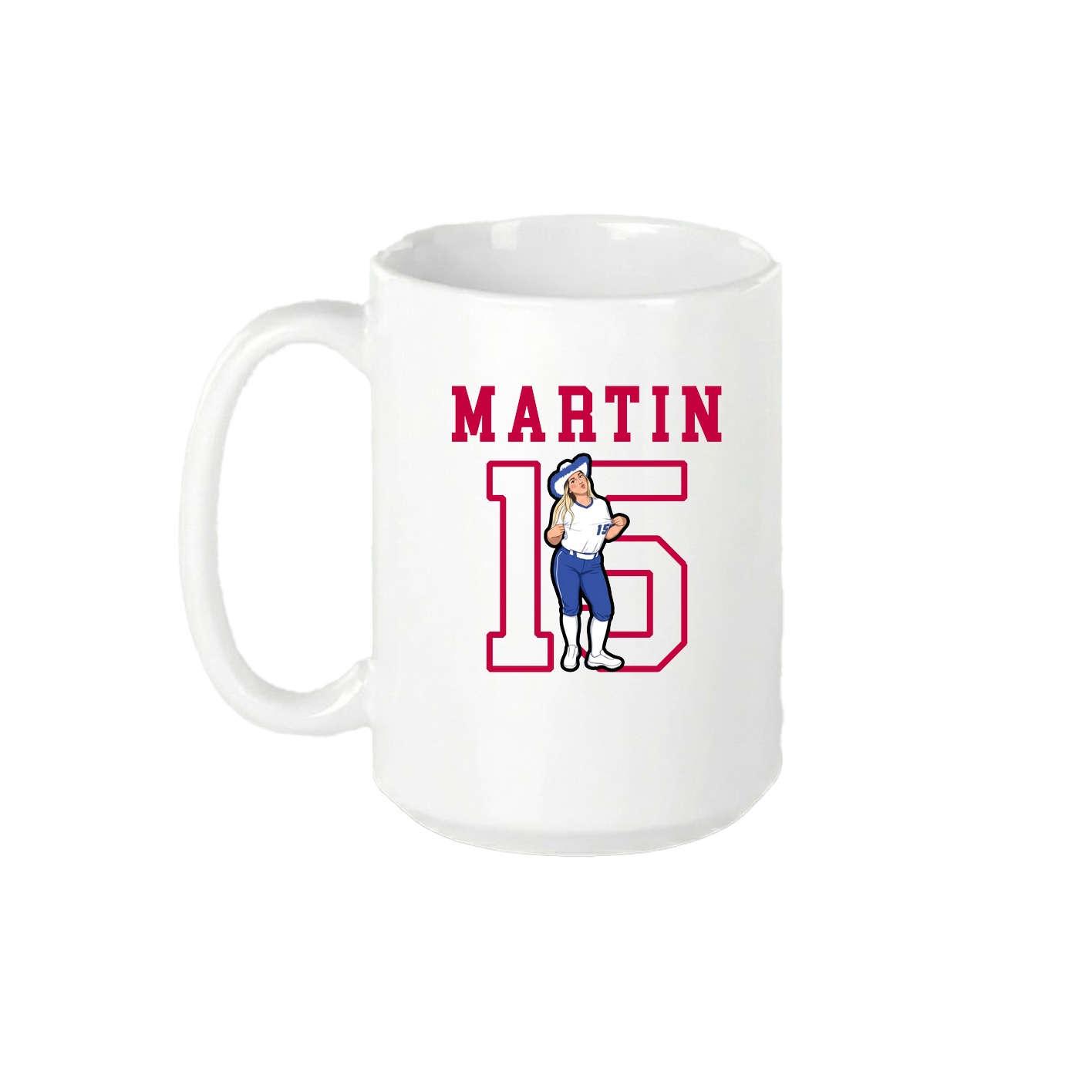 15oz Coffee Mug — Shirsey in White