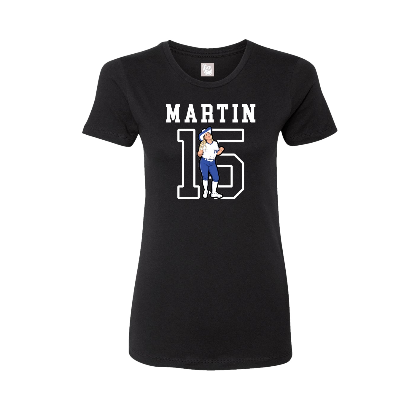 Fitted Women's Tee — Shirsey in Black