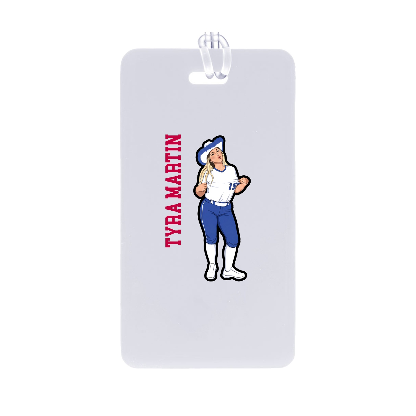 Bag Tag — Name Vertical in Classic