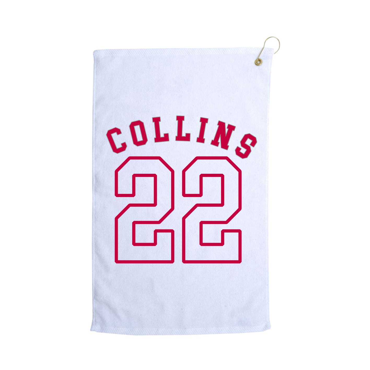 Golf Towel — Shirsey Arch in White