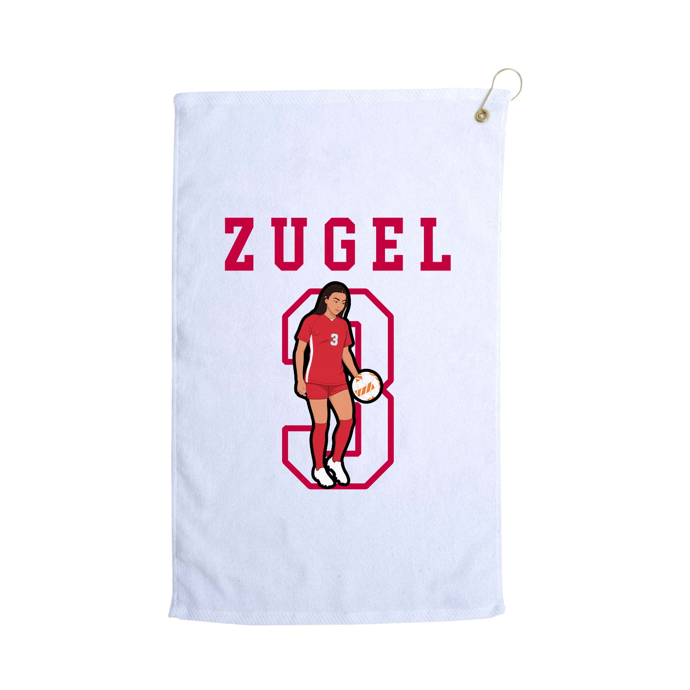 Golf Towel — Shirsey in White