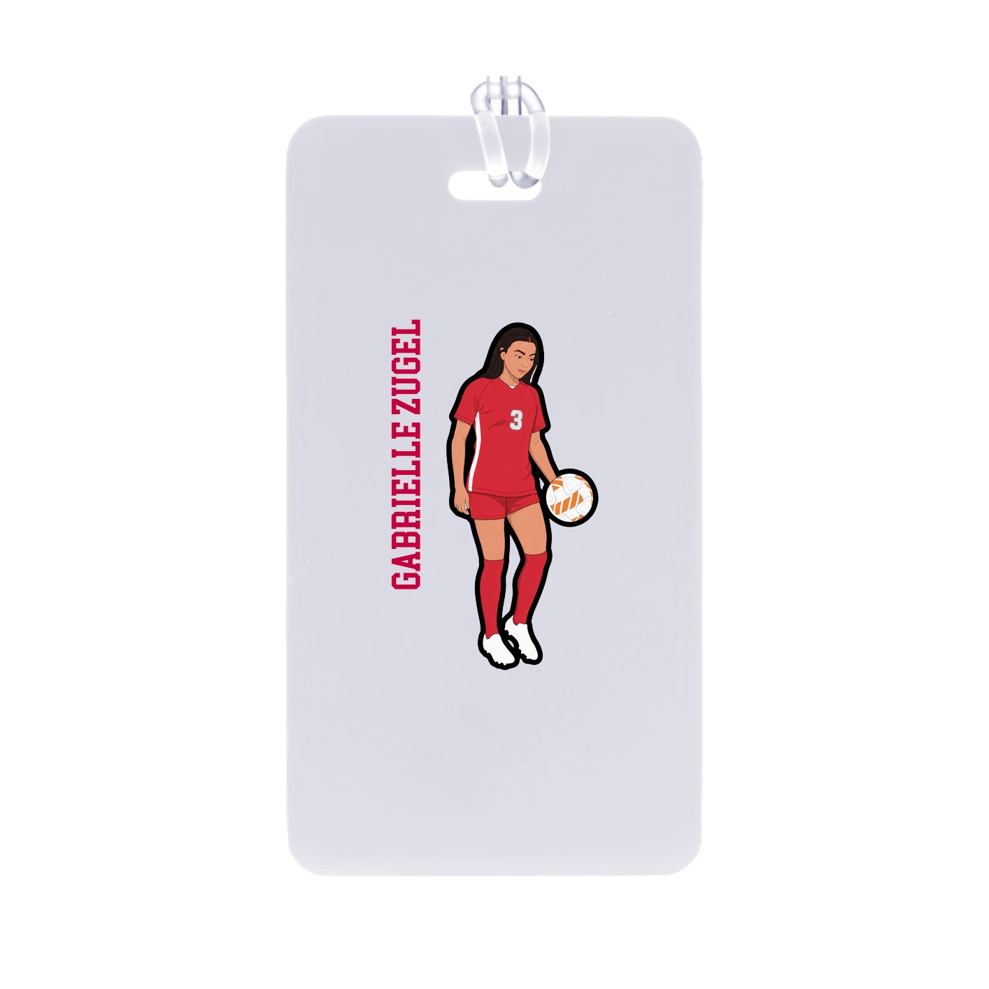 Bag Tag — Name Vertical in Classic