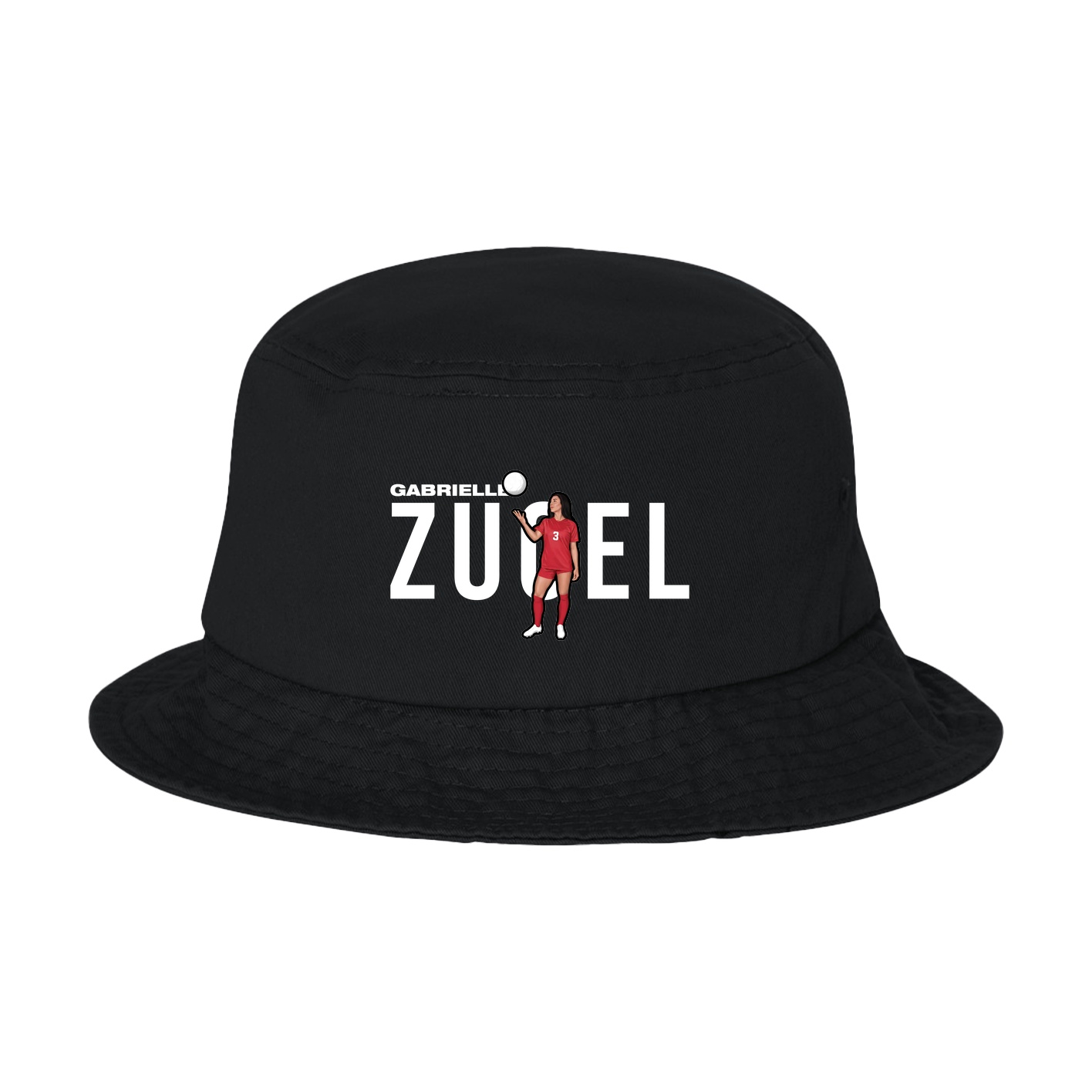 Bucket Cap — Player Name in Black