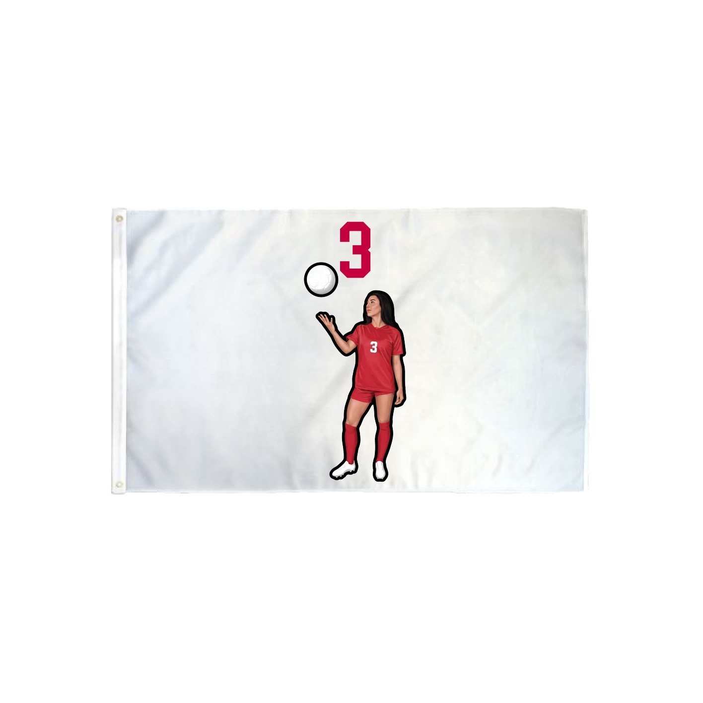3x5 Flag — Number Top in Classic