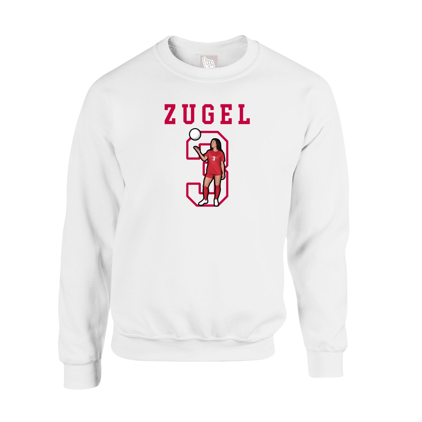 Fleece Crew — Shirsey in White