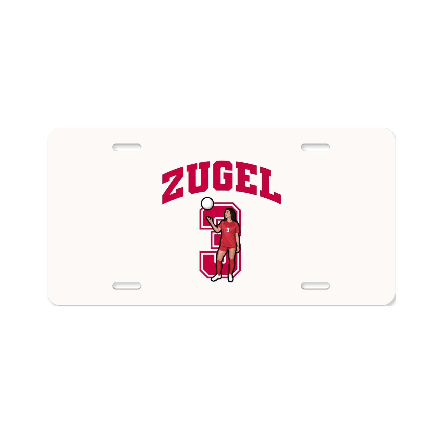 License Plate — Number in Classic