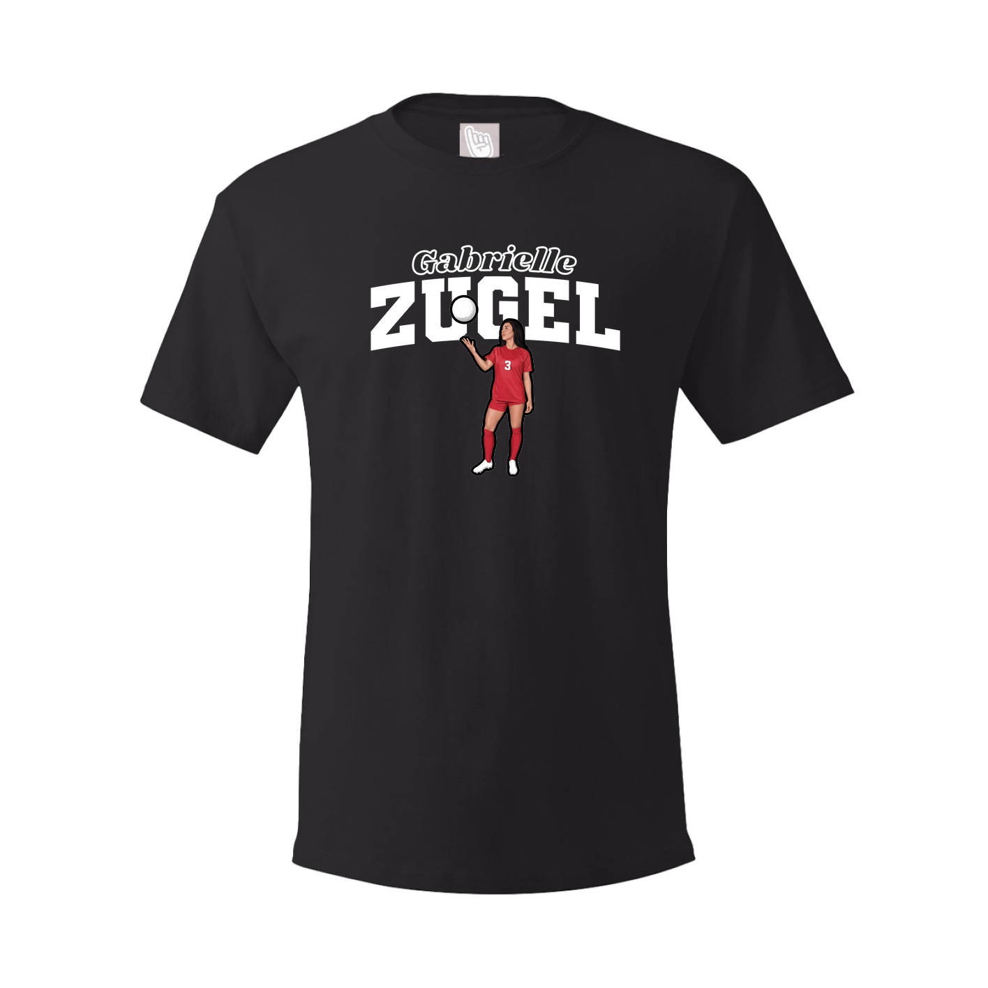 Youth Tee — Name Arch in Black