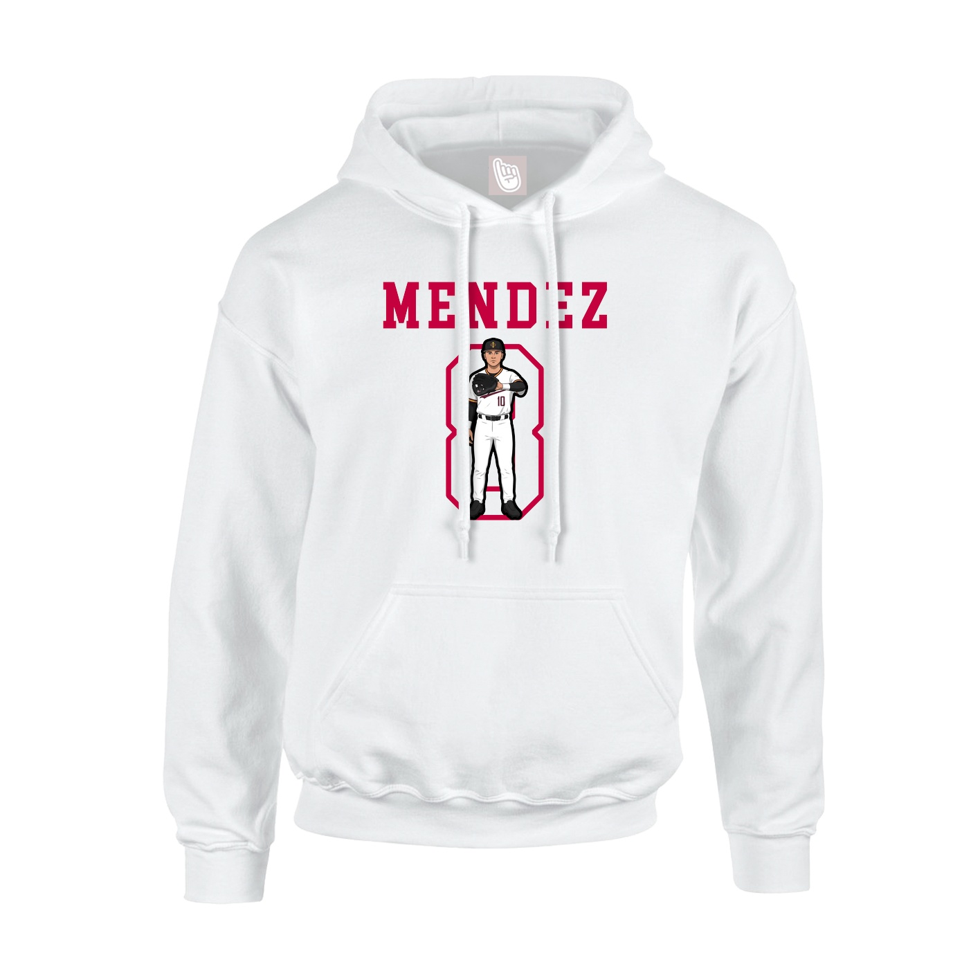 Hoodie — Shirsey in White
