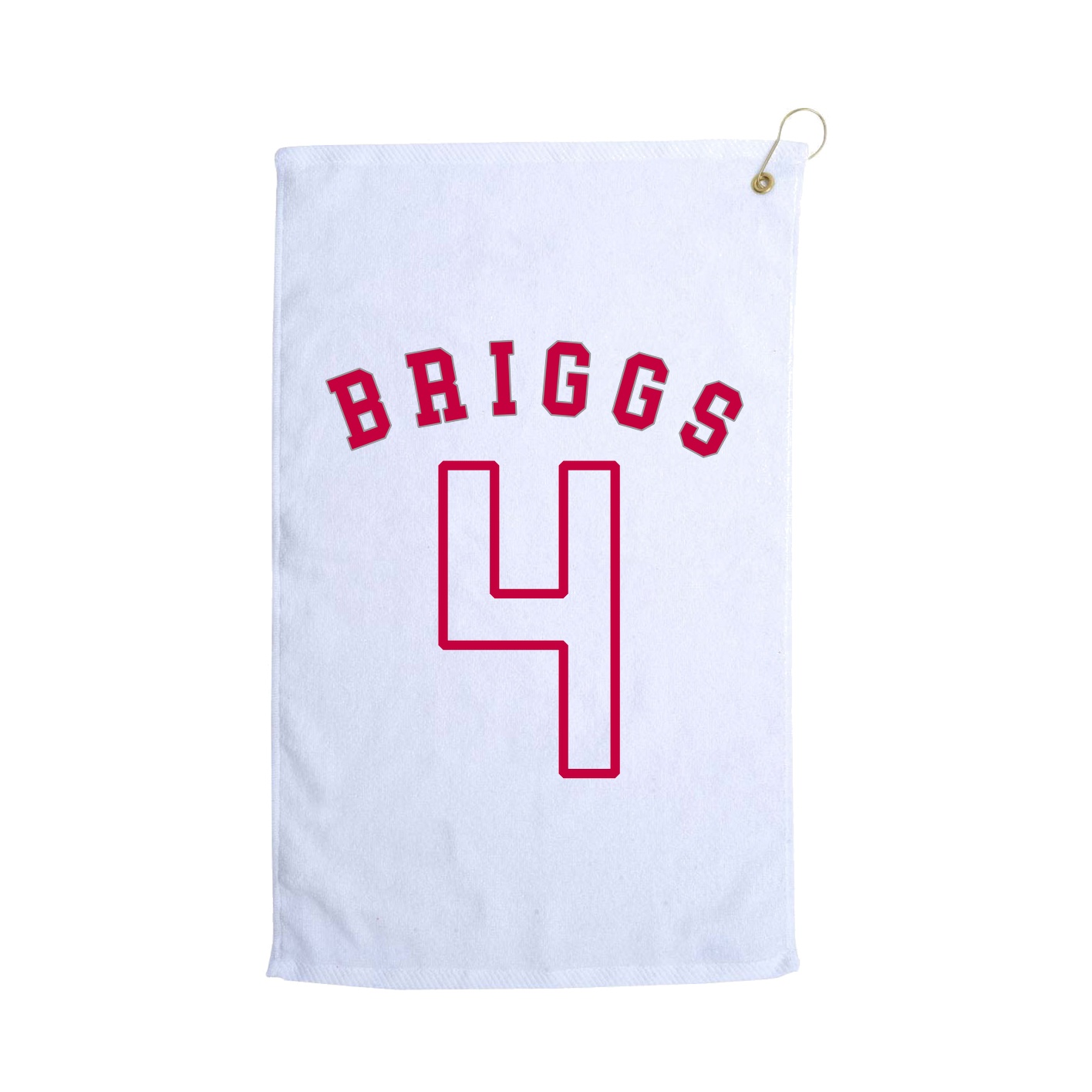 Golf Towel — Shirsey Arch in White
