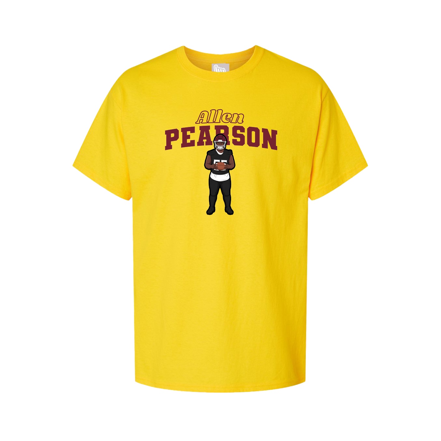 Youth Tee — Name Arch in Gold
